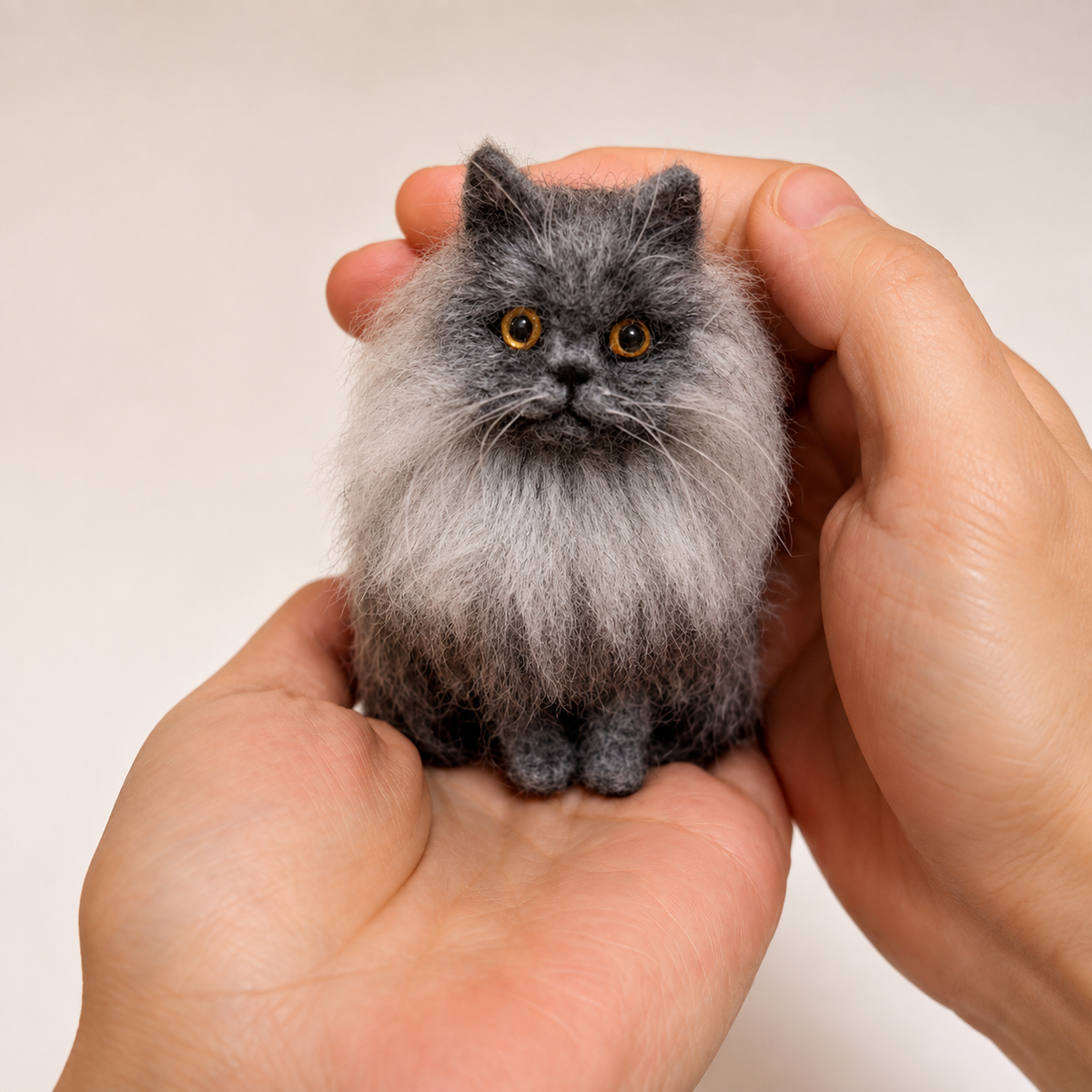 Custom Needle Felted Pet Portrait