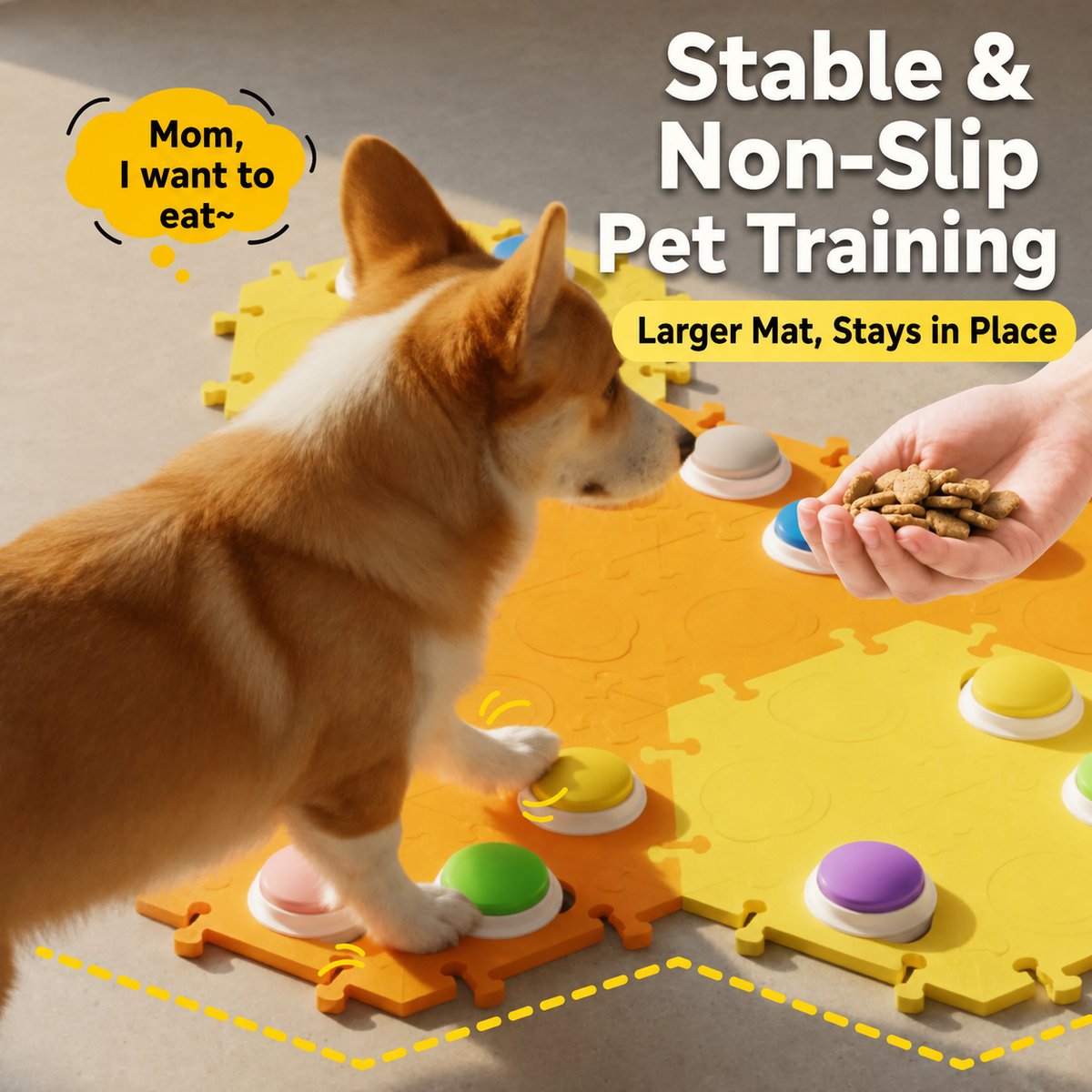 A button that lets your cat or dog talk