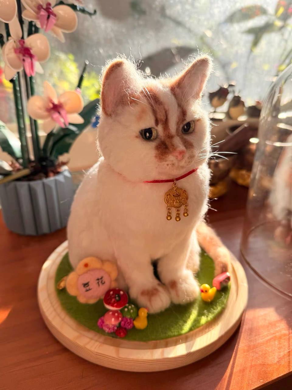 Custom Needle Felted Pet Portrait